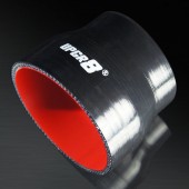 Universal 4-PLY 3.0'' to 3.75" High Performance Black Reducer Coupler Silicone Hose
